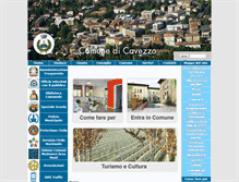 Tablet Screenshot of comune.cavezzo.mo.it